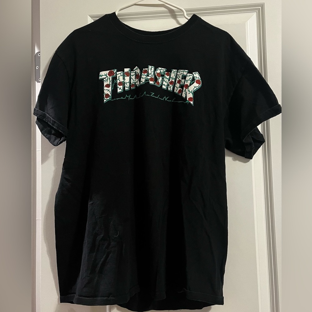 THRASHER XL T-SHIRT BLACK
